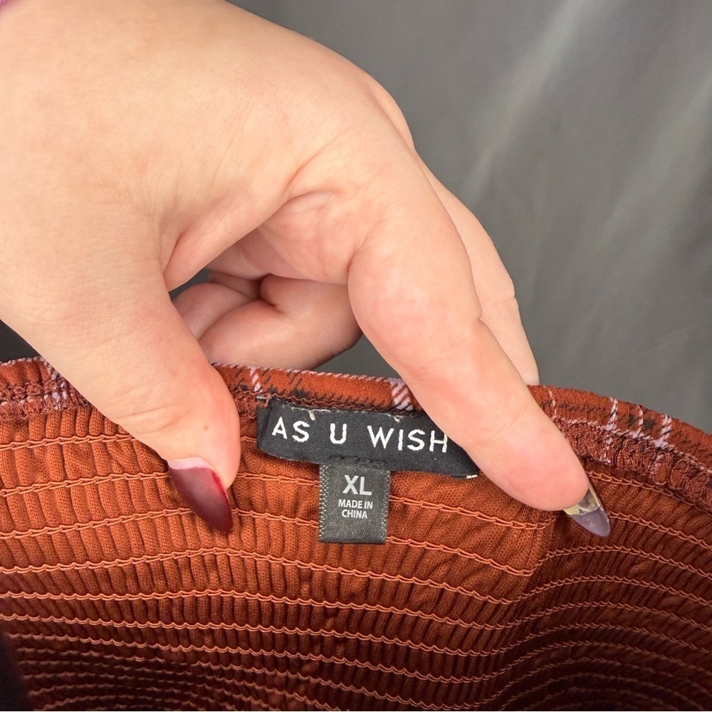 As U Wish Plaid Dress | Women’s XL | EUC - Picture 3 of 3
